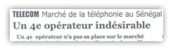 Un 4ème Opérateur indésirable